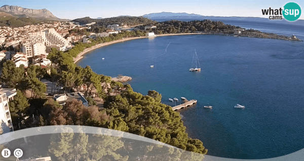 Kamera Makarska, pláž Donja Luka